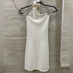 Cult Gaia Cream Mini Dress